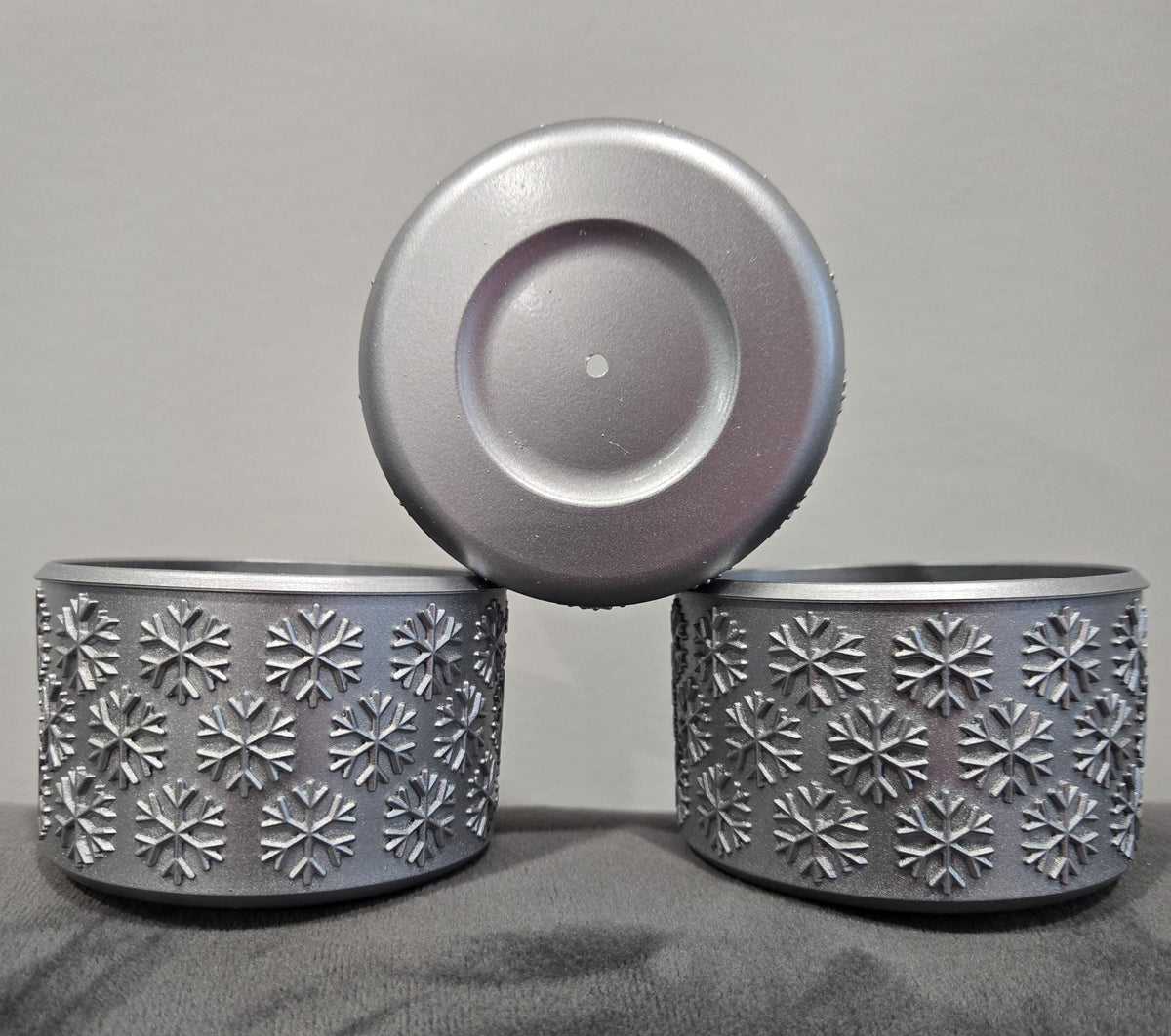 Silver Snowflakes Silicone Boot Bumper Sleeve for Brumate ERA Stanley 24OzOwala Stanley SIMPLE Modern by THE SALTY CHIC
