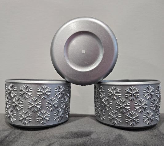 Silver Snowflakes Silicone Boot Bumper Sleeve for Brumate ERA Stanley 24OzOwala Stanley SIMPLE Modern by THE SALTY CHIC