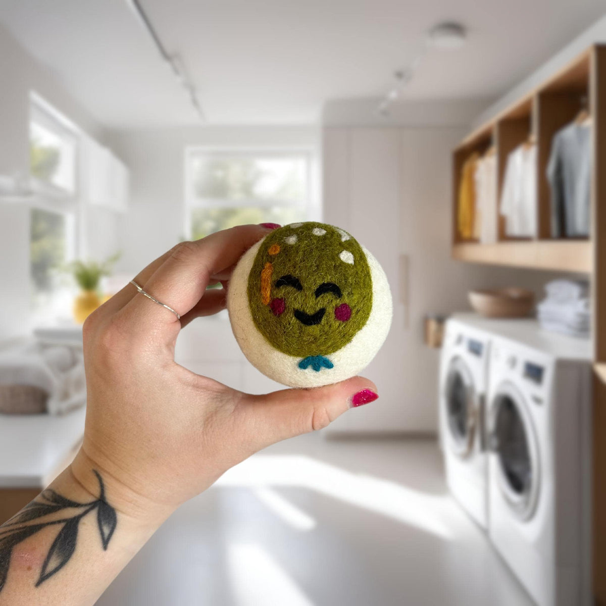 Wool dryer balls, Peary Cute – view 3