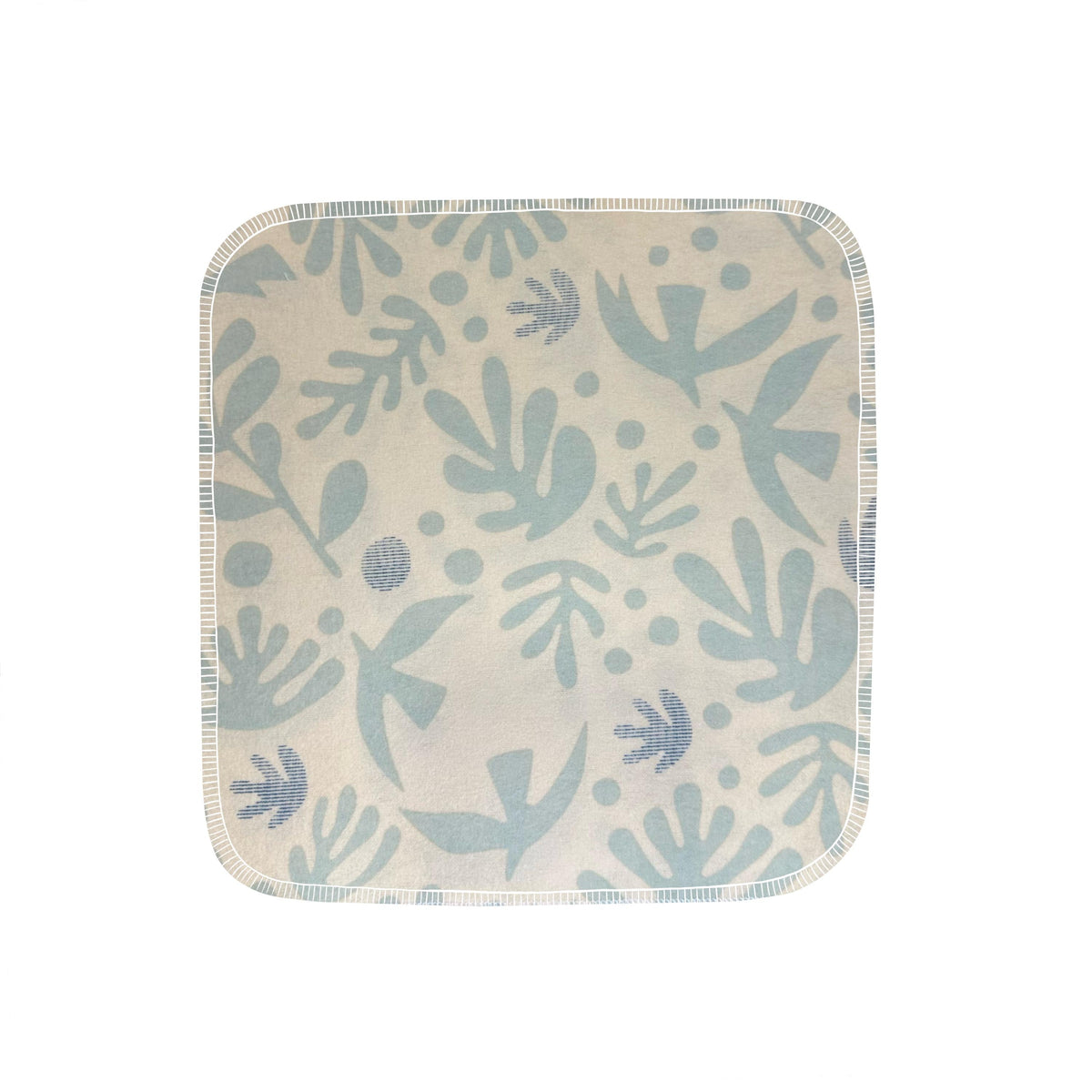 Reusable flannel paper towels in Bluebirds