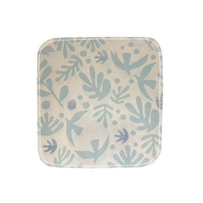 Reusable flannel paper towels in Bluebirds