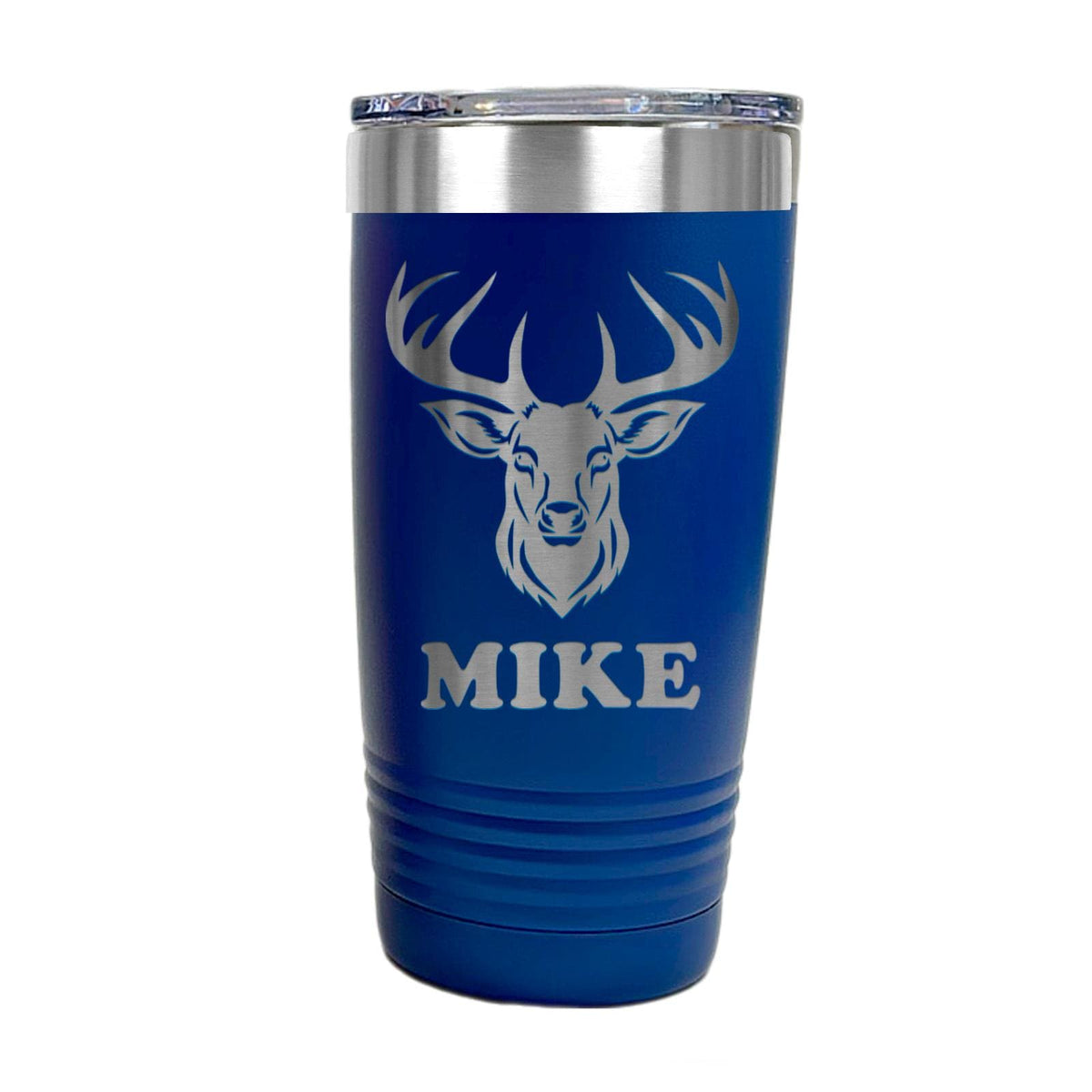 Personalized Deer Hunting Tumbler with Custom Name, Insulated Travel Mug for Outdoor Enthusiasts, Keeps Beverages Hot or Cold by Joyful Moose