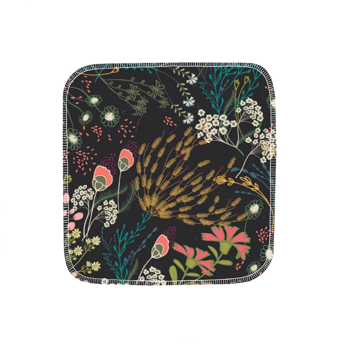 Reusable flannel paper towels in Meadow Umbra