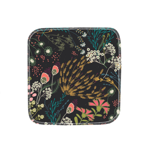 Reusable flannel paper towels in Meadow Umbra