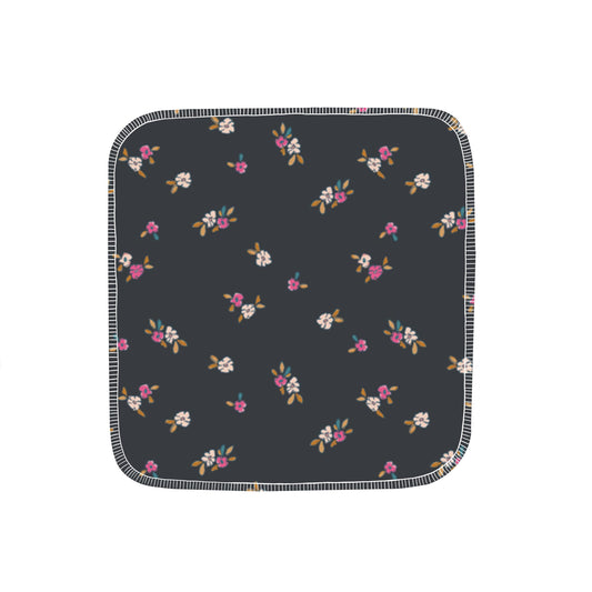 Reusable flannel paper towels in Bloemenzee Rose