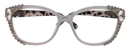 Savannah, (Bling) Women Reading Glasses W (2X line) (Black Diamond, Crystal Teardrop) Genuine European Crystals. NY Fifth Avenue by NY Fifth Avenue