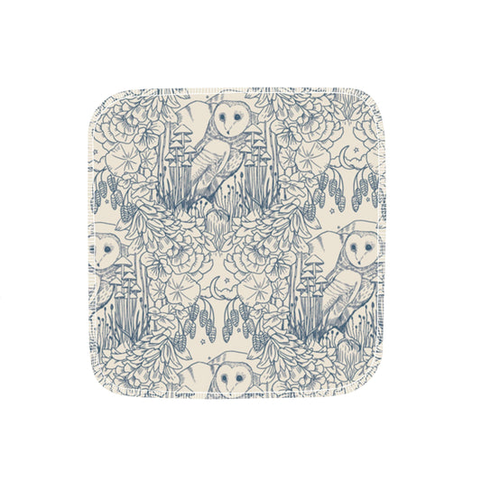 Reusable flannel paper towels in Moonlit Guardian Sky