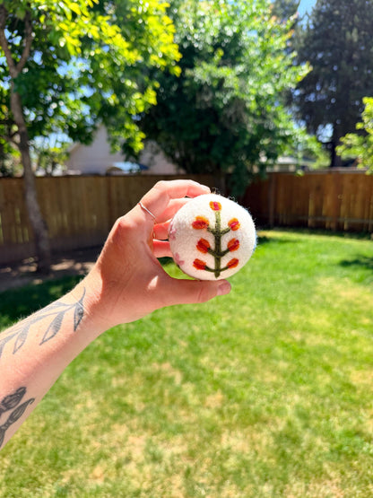 Wool dryer balls, Florals – view 3