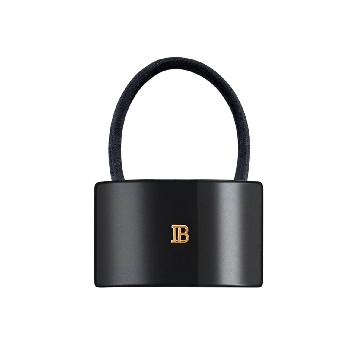 Balmain Cellulose Acetate Elastique pour Cheveux Hair Tie Black by Beauty Care Bag