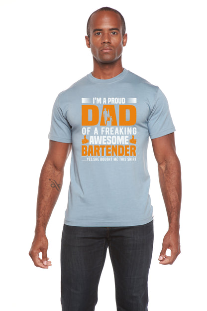 I'm a Proud Dad men's bamboo graphic T-shirt – view 11