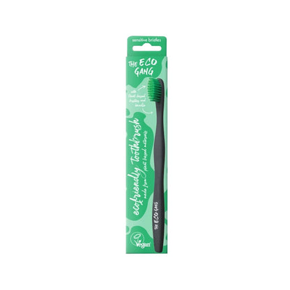 The Eco Gang Vegan Ultra Soft Plant-Based Toothbrush - Eco-Friendly Oral Care for Sensitive Teeth by Beauty Care Bag