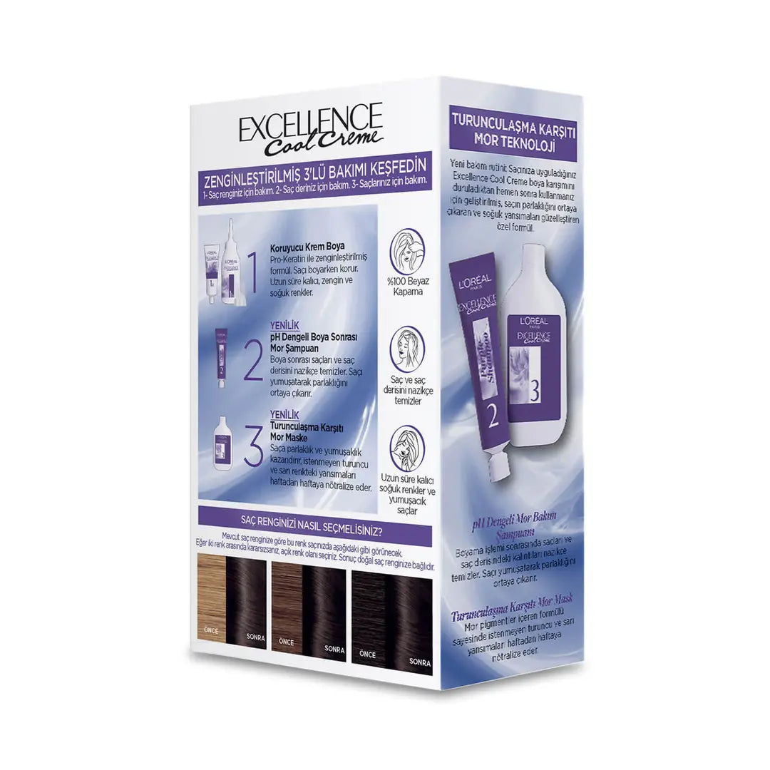 L'Oreal Paris Excellence Cool Creme 5.11 Extra Ashy Light Brown by Beauty Care Bag