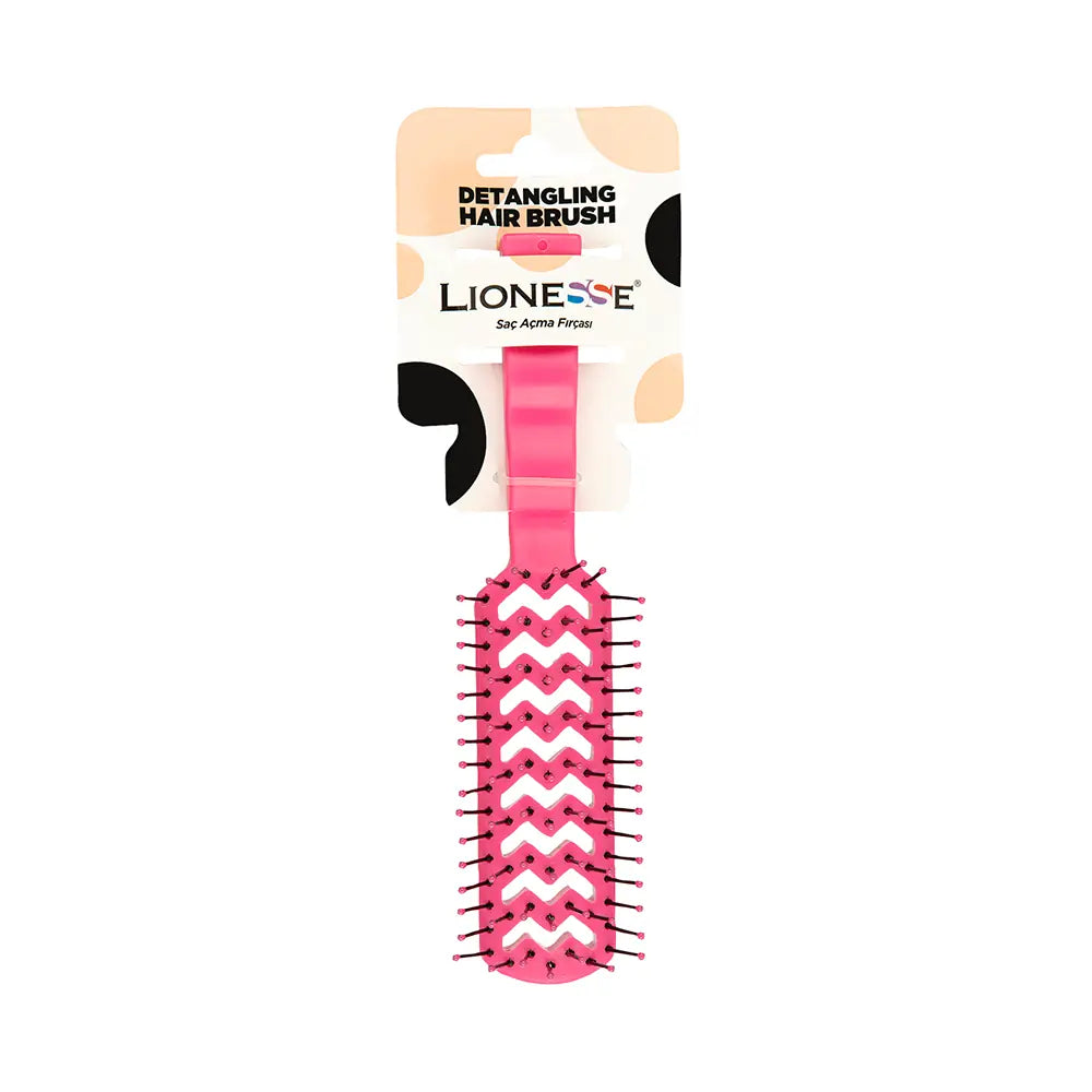 Lionesse Detangling Hair Brush 8832 for Smooth Styling by Beauty Care Bag