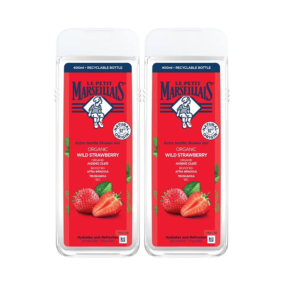 Le Petit Marseillais Strawberry Shower Gel Duo 400 ml by Beauty Care Bag