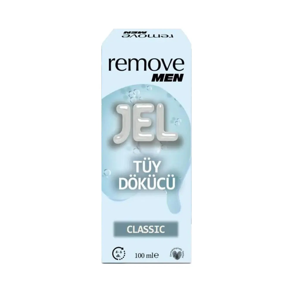 Remove Men Hair Removal Gel Classic for Smooth Skin 100 ml by Beauty Care Bag