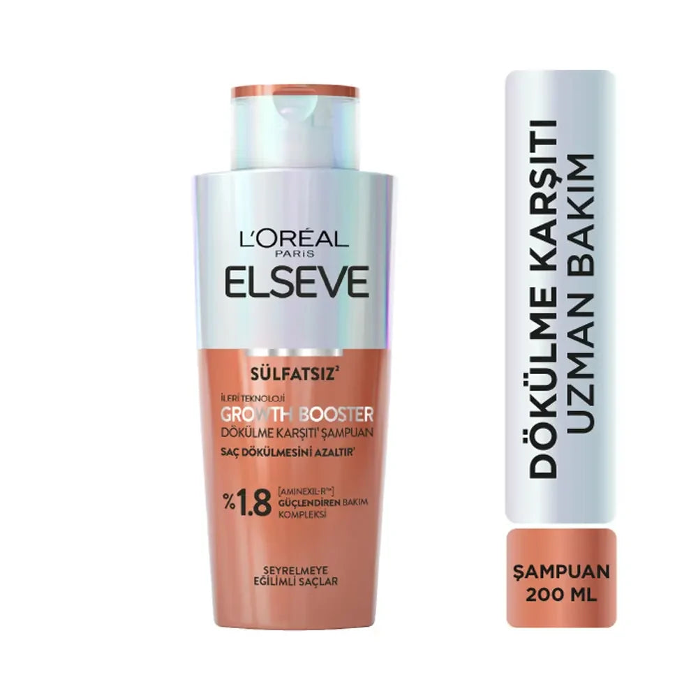 L'Oreal Elseve Growth Factor Shampoo for Strong Hair 200ml by Beauty Care Bag
