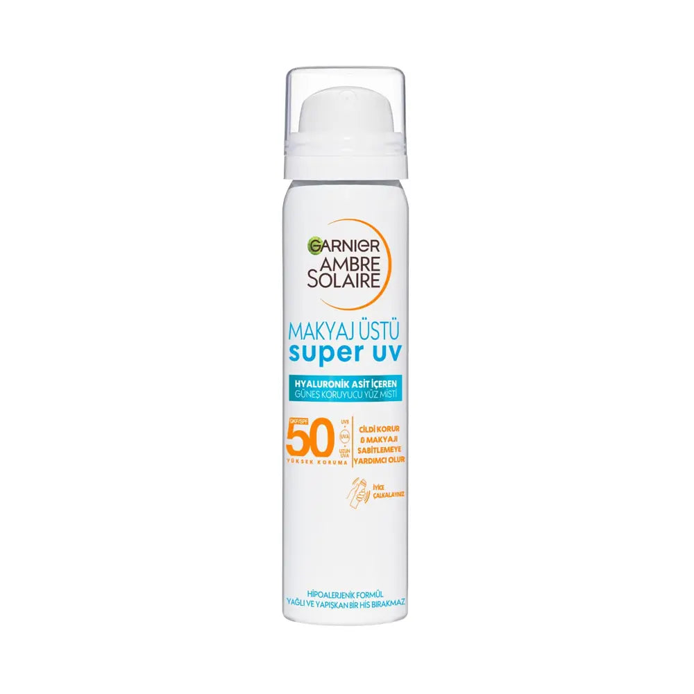 Garnier Ambre Solaire Over-Makeup Sunscreen Face Mist 75 ml by Beauty Care Bag