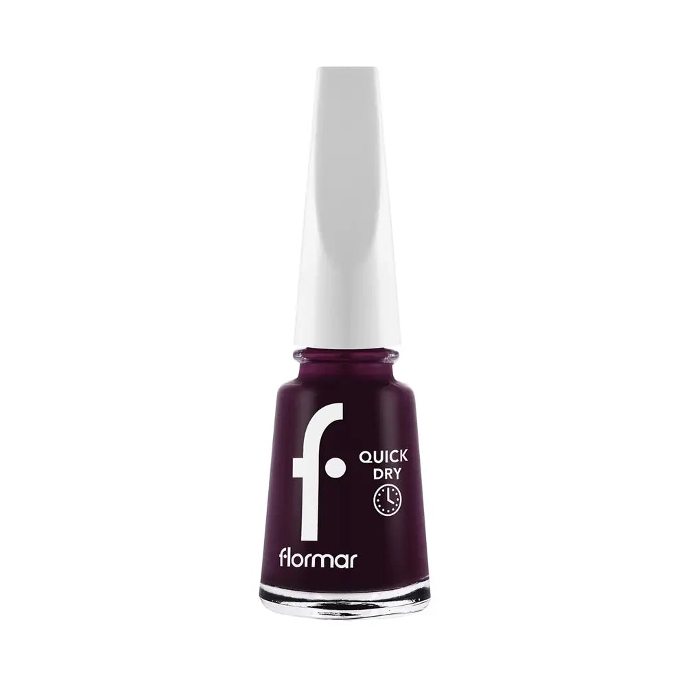 Flormar Quick Dry Nail Enamel QD08 Fast-Drying Polish by Beauty Care Bag