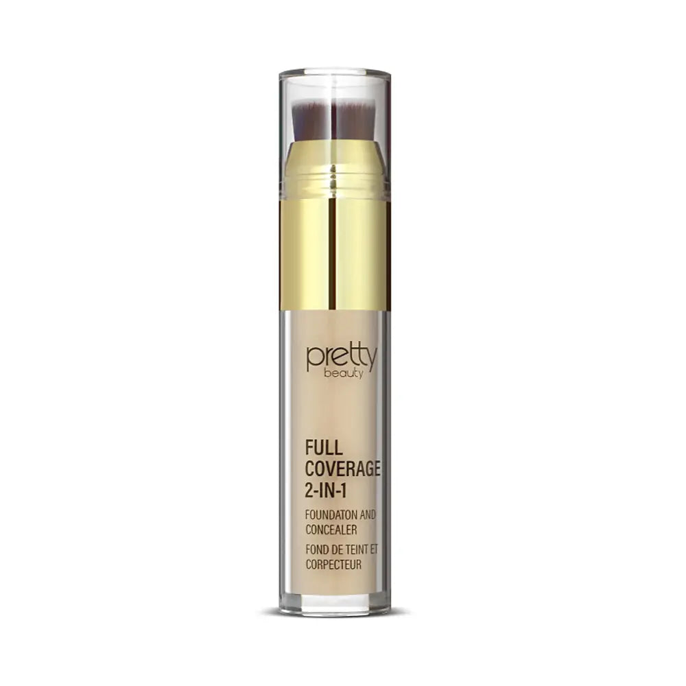 Pretty PB-438 Full Coverage 2-In-1 Concealer 02 by Beauty Care Bag