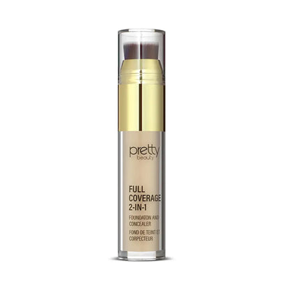 Pretty PB-438 Full Coverage 2-In-1 Concealer 02 by Beauty Care Bag