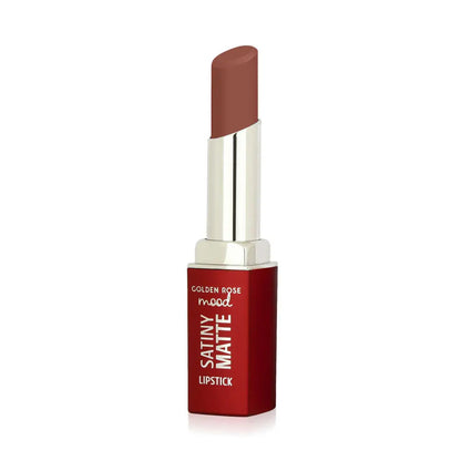 Golden Rose Mood Satiny Matte Lipstick 02 Velvet Taupe by Beauty Care Bag
