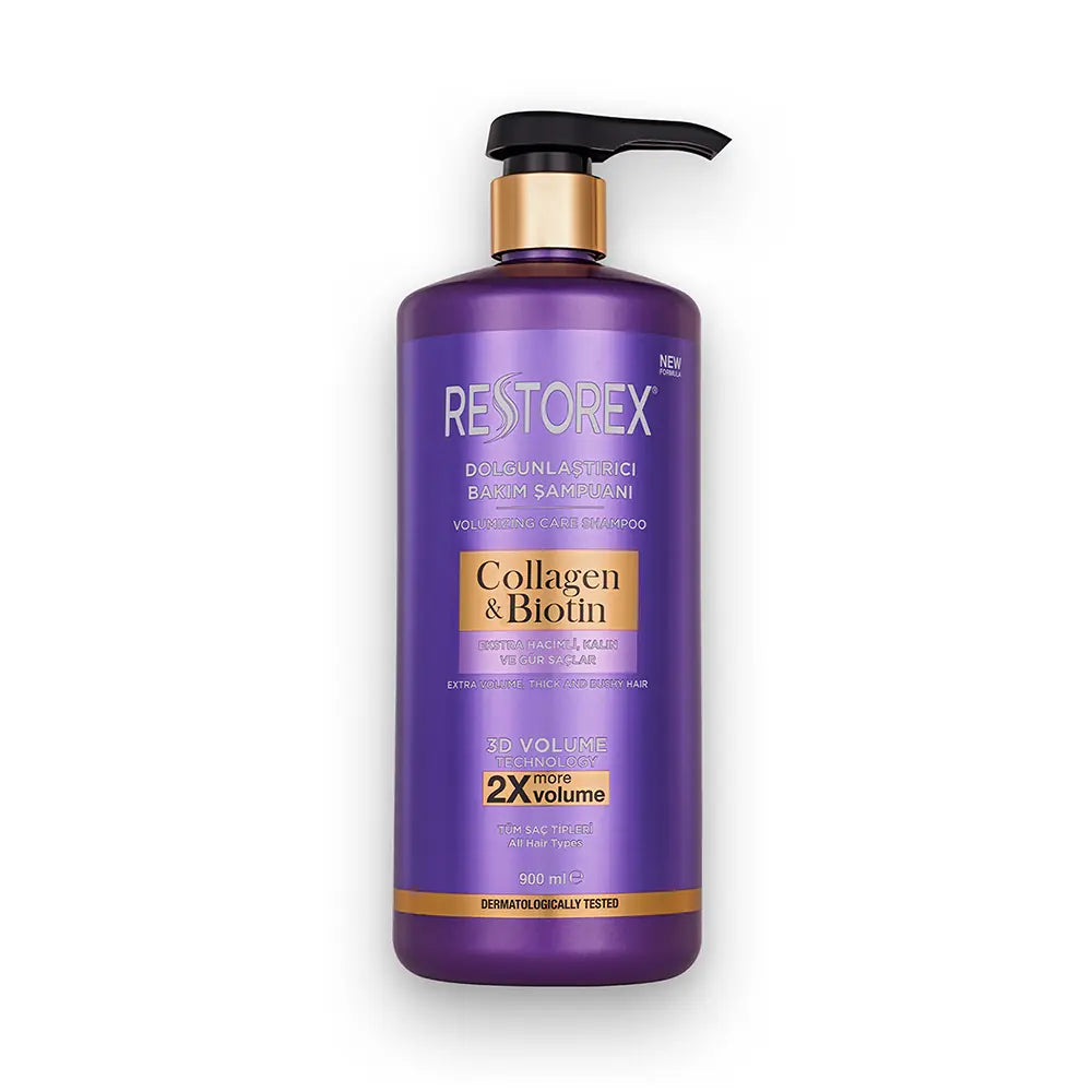Restorex Collagen & Biotin Volumizing Shampoo 900ml by Beauty Care Bag