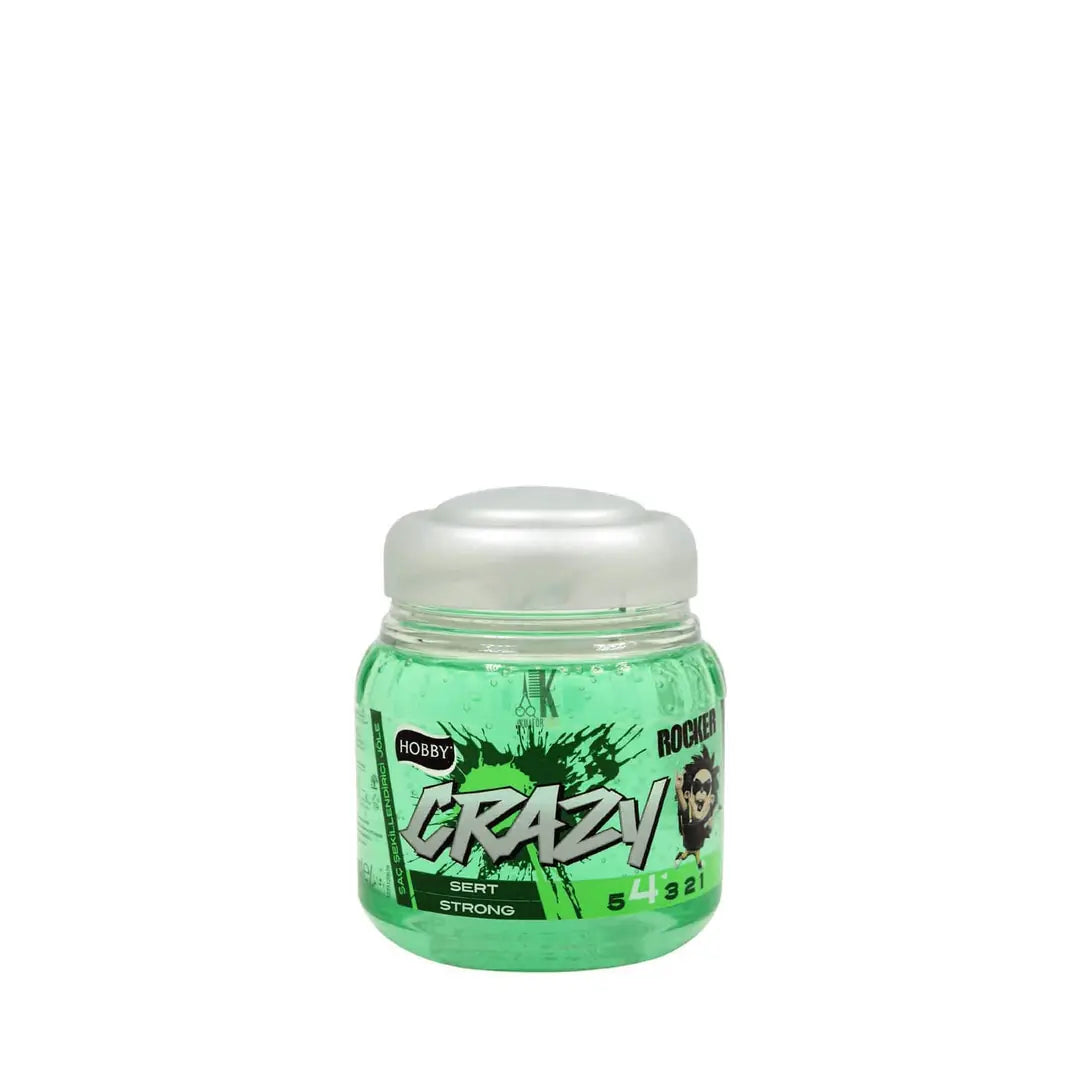 Hobby Crazy Hair Gel Strong Hold Styling Gel 150ml by Beauty Care Bag