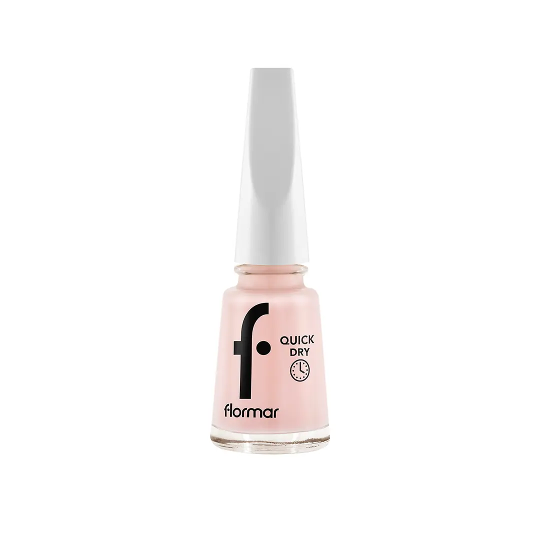 Flormar Quick Dry Nail Enamel QD02 Fast-Drying Polish 11ml by Beauty Care Bag