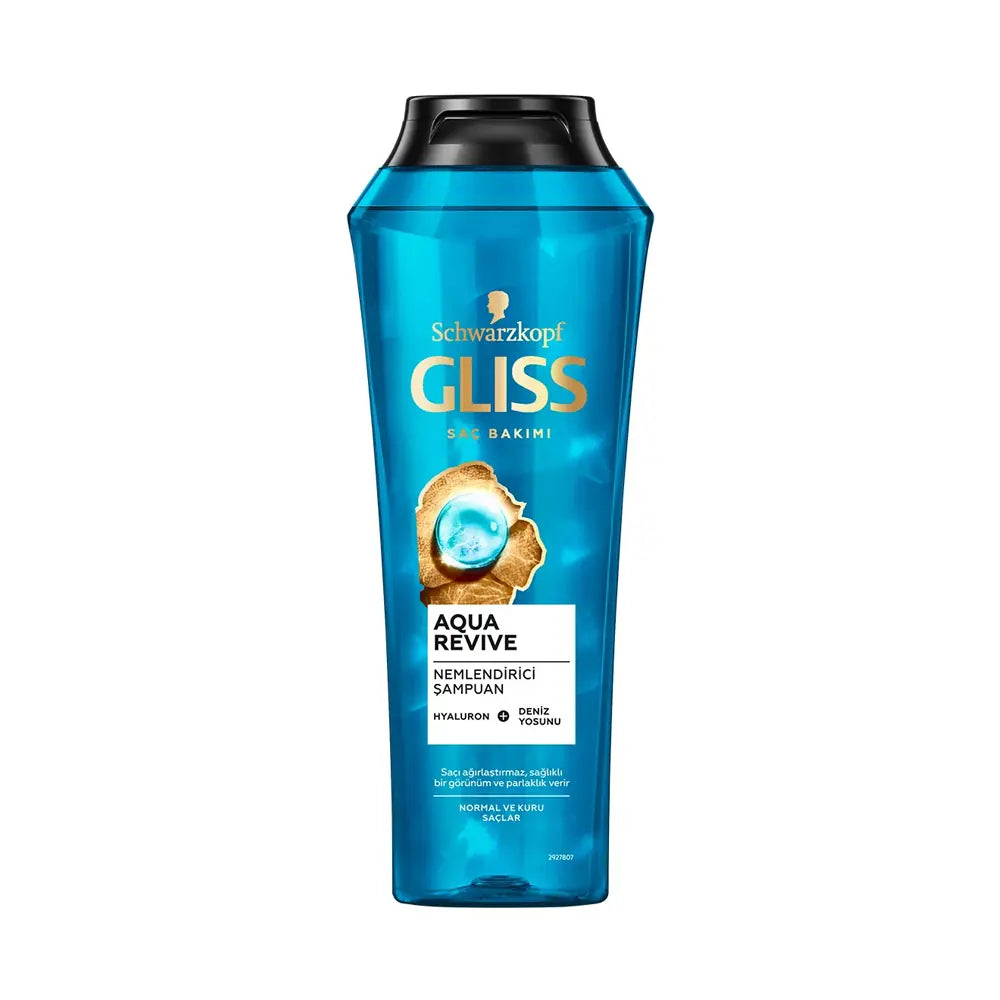 Gliss Aqua Revive Hydrating Shampoo for Normal Hair 400ml by Beauty Care Bag