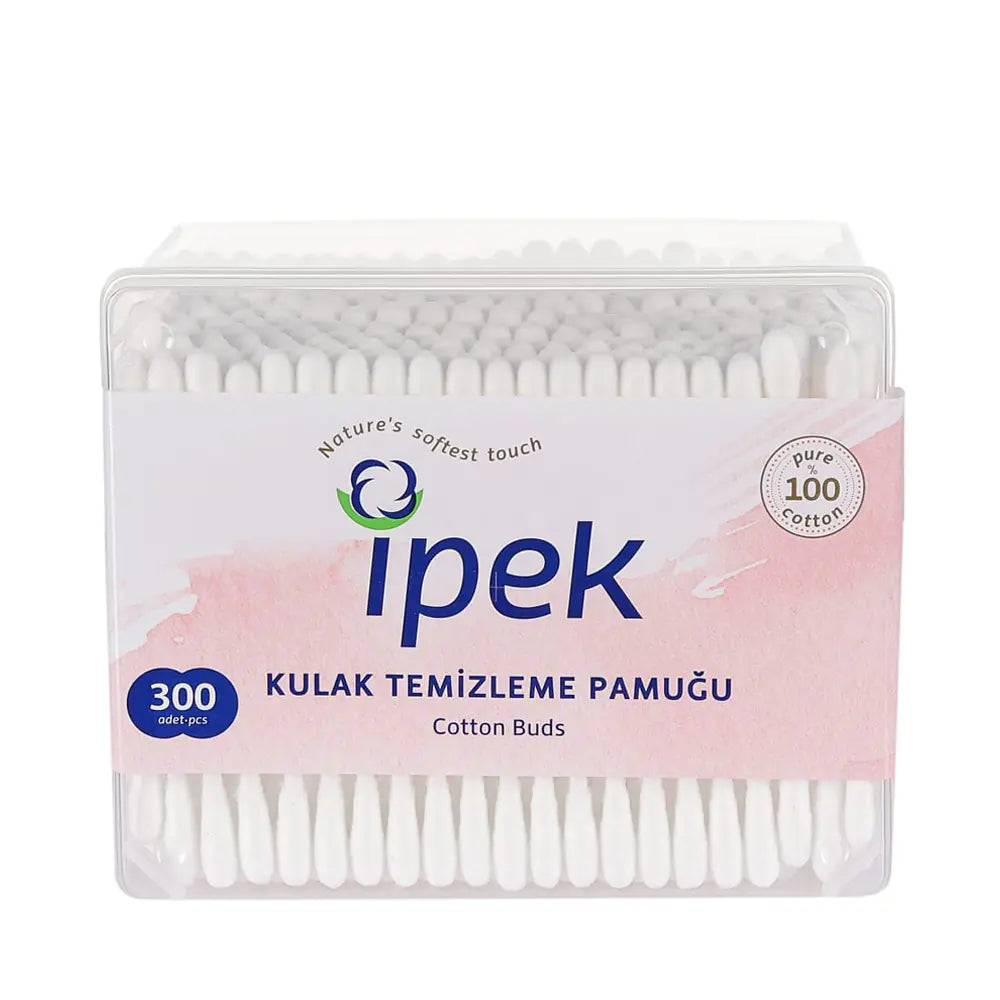 Ipek Cotton Buds for Gentle Daily Hygiene 300 Count by Beauty Care Bag