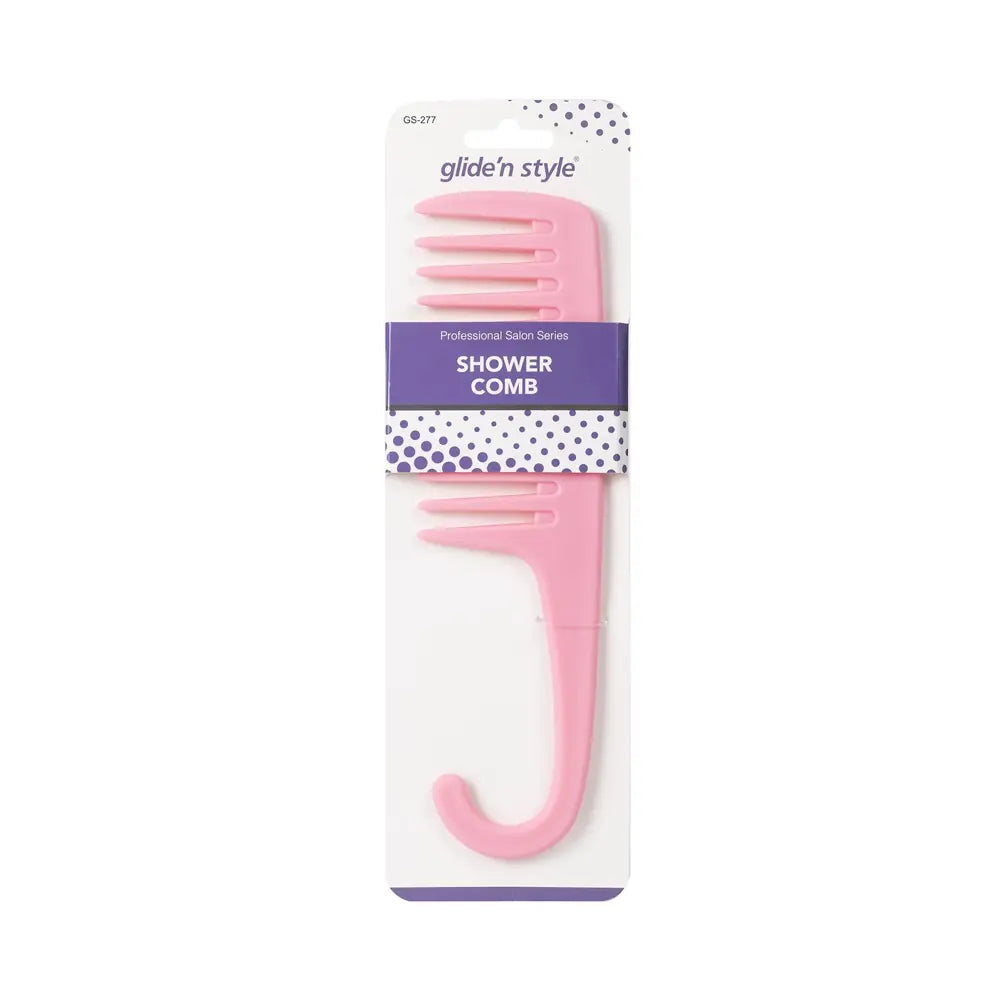 Glide'N Style GS-277 Shower Comb for Easy Detangling by Beauty Care Bag