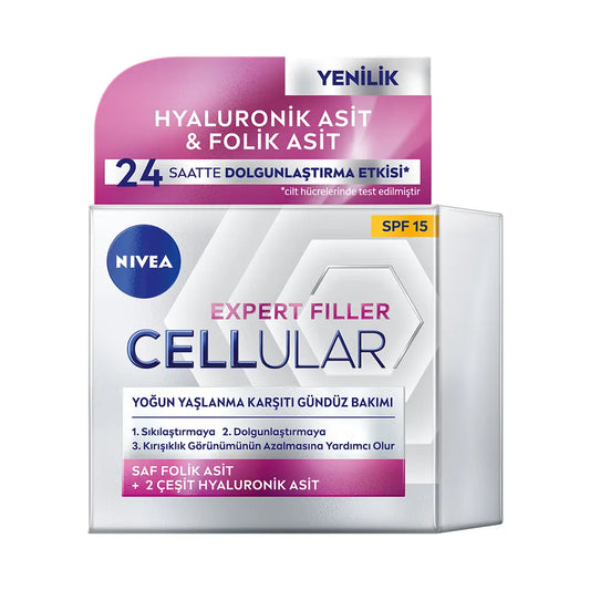 Nivea Cellular Expert Filler SPF15 Plumping Day Cream 50ml by Beauty Care Bag