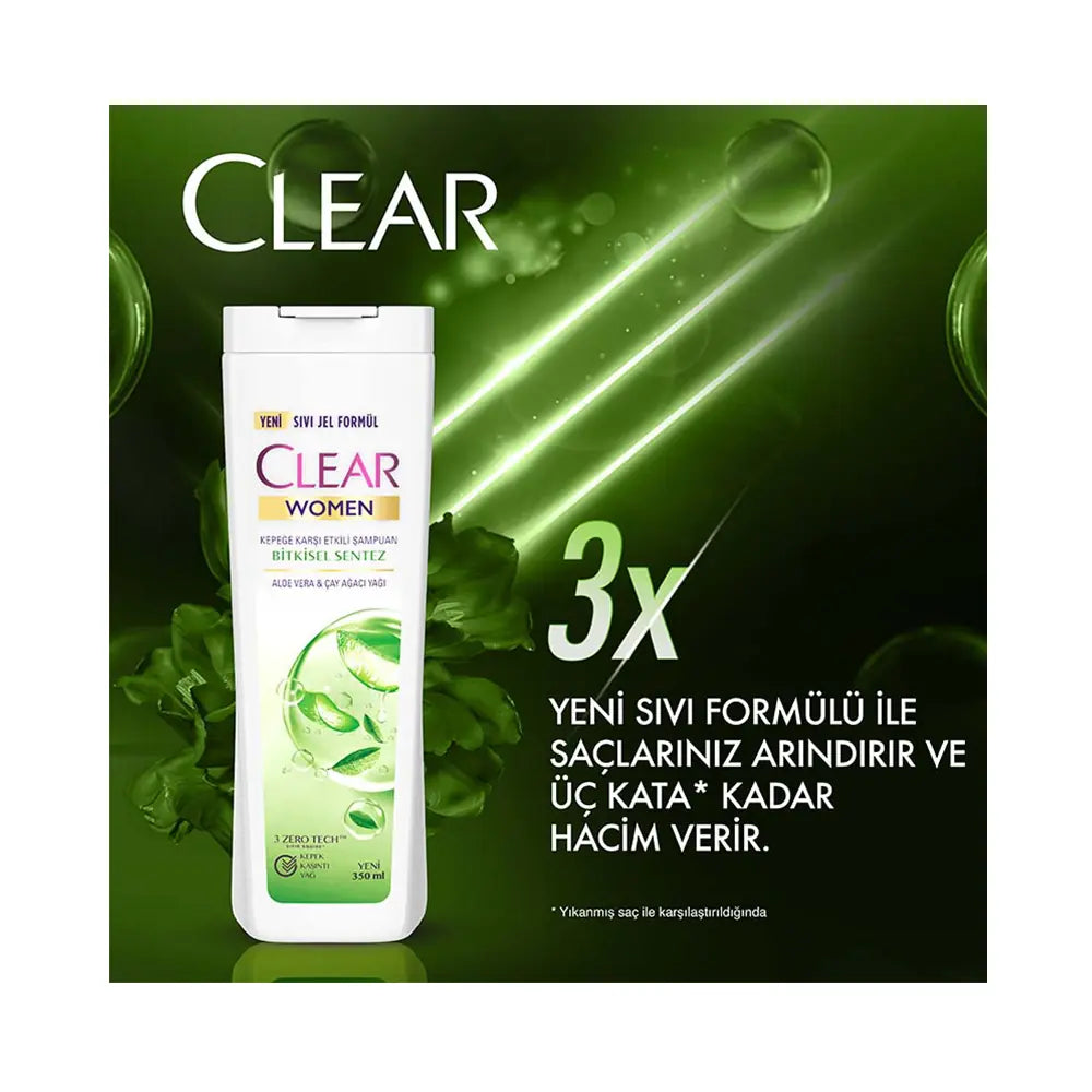 Clear Women Herbal Fusion Anti-Dandruff Shampoo 350 ml by Beauty Care Bag