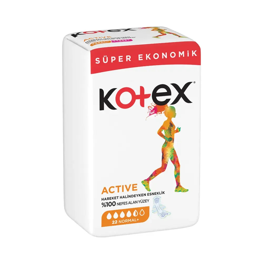 Kotex Active Quadro Normal Pads for Daily Comfort Pack by Beauty Care Bag