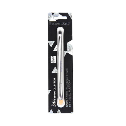 Lionesse Silver Double-Sided Eyeshadow Brush 5136 by Beauty Care Bag