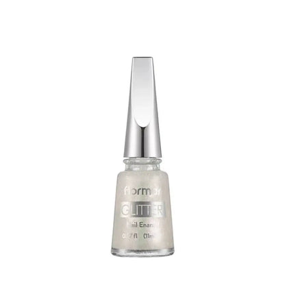 Flormar Glitter Nail Polish GL26 Snow Globe for Shiny Nails by Beauty Care Bag