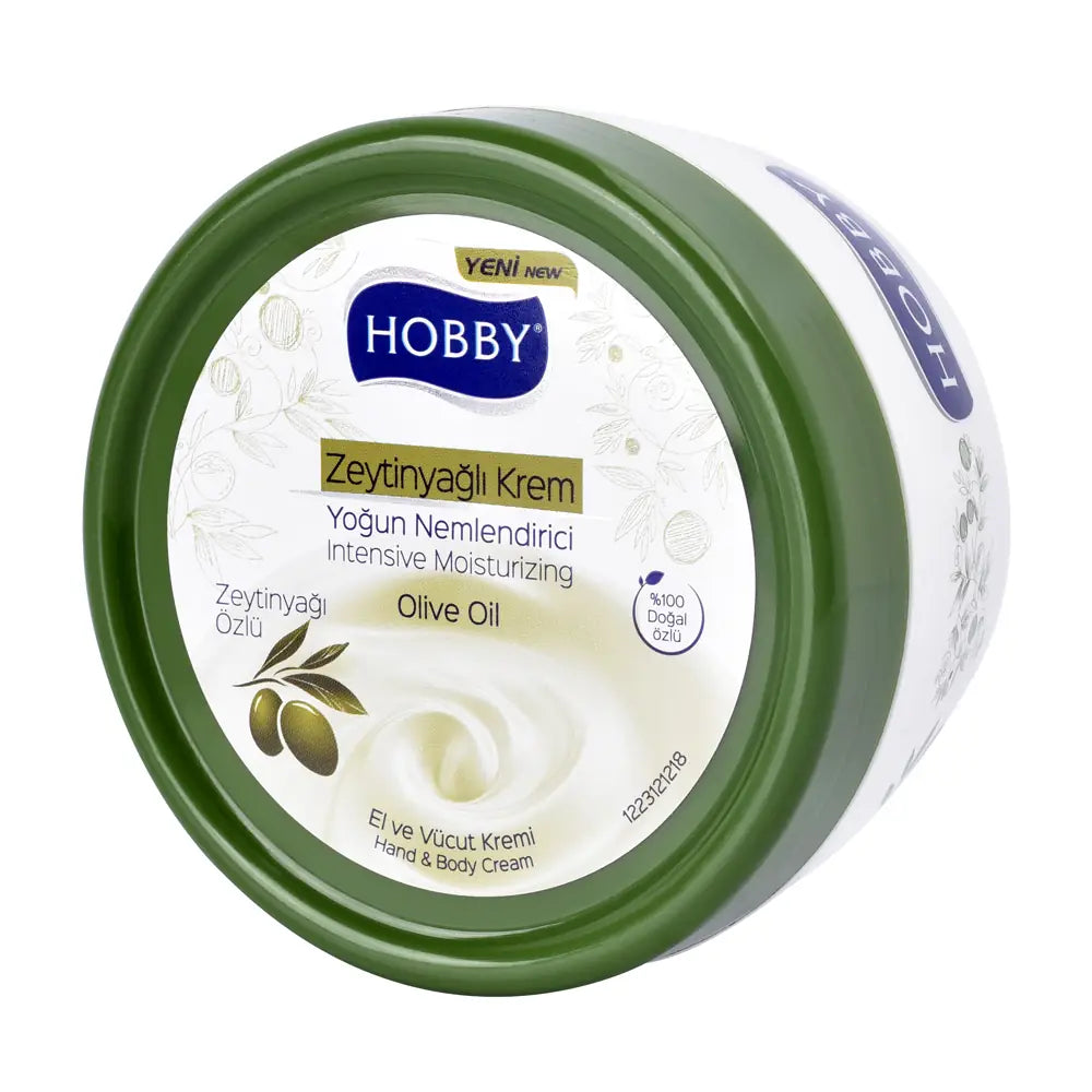Hobby Olive Oil Face, Hand & Body Cream for Deep Moisture 250ml by Beauty Care Bag