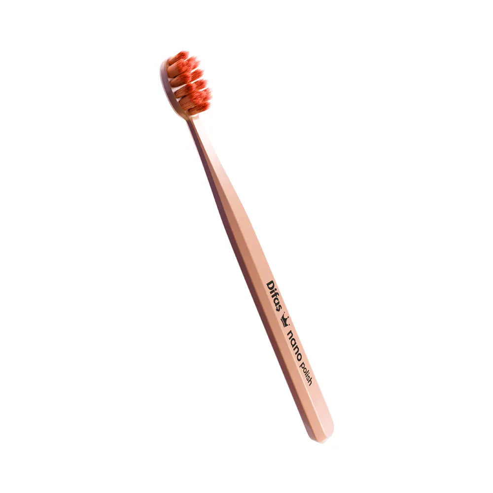 Difas Nano Polish Medium Toothbrush for Deep Cleaning by Beauty Care Bag