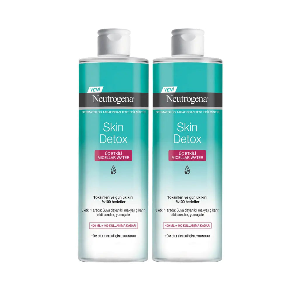 Neutrogena Skin Detox 3-in-1 Micellar Water Duo 400 ml by Beauty Care Bag