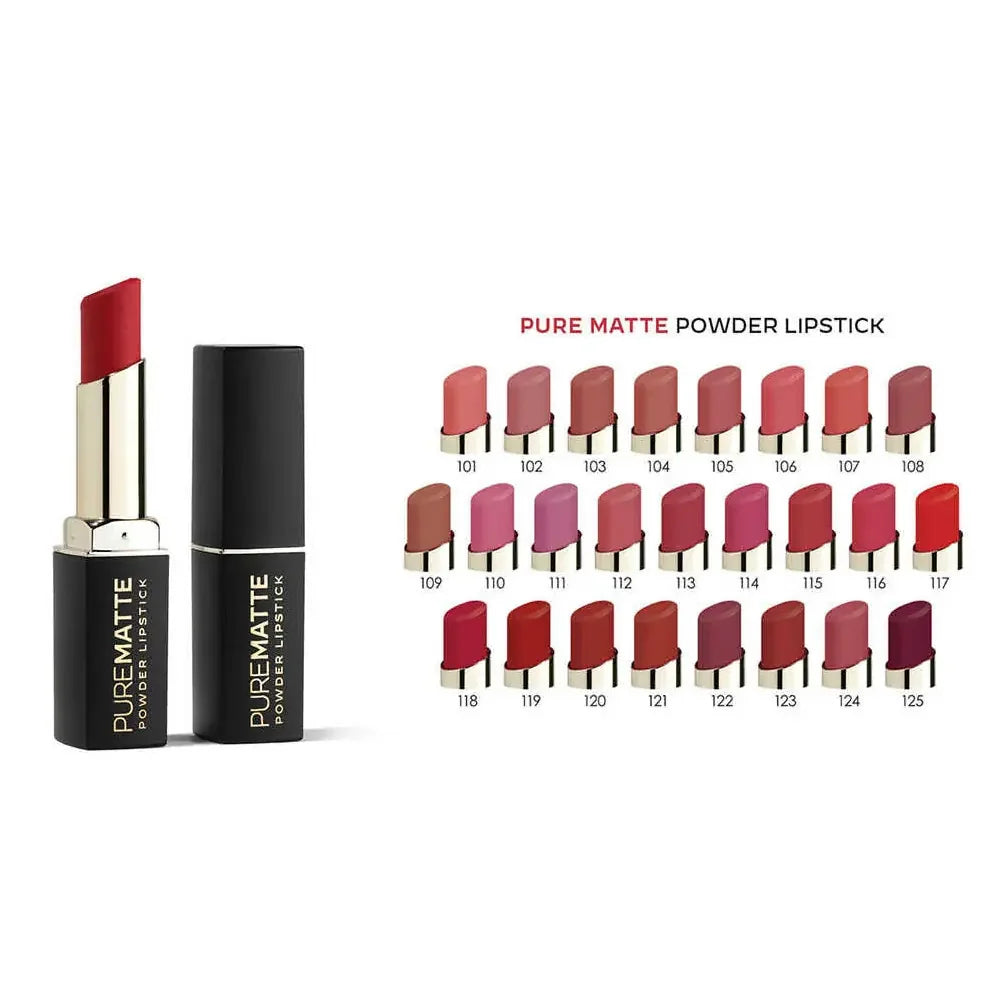 Golden Rose Pure Matte Powder Lipstick 120 for Soft Lips by Beauty Care Bag