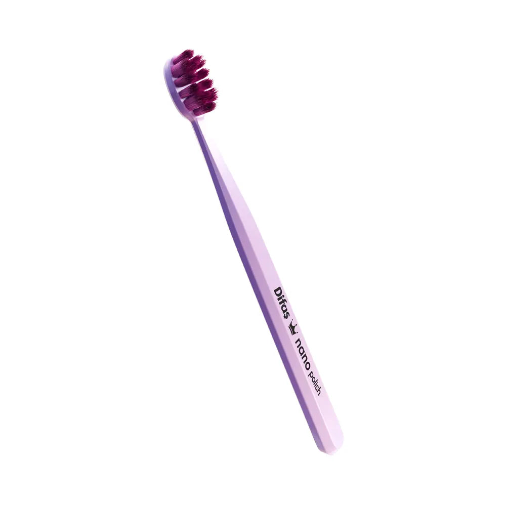 Difas Nano Polish Medium Toothbrush for Deep Cleaning by Beauty Care Bag