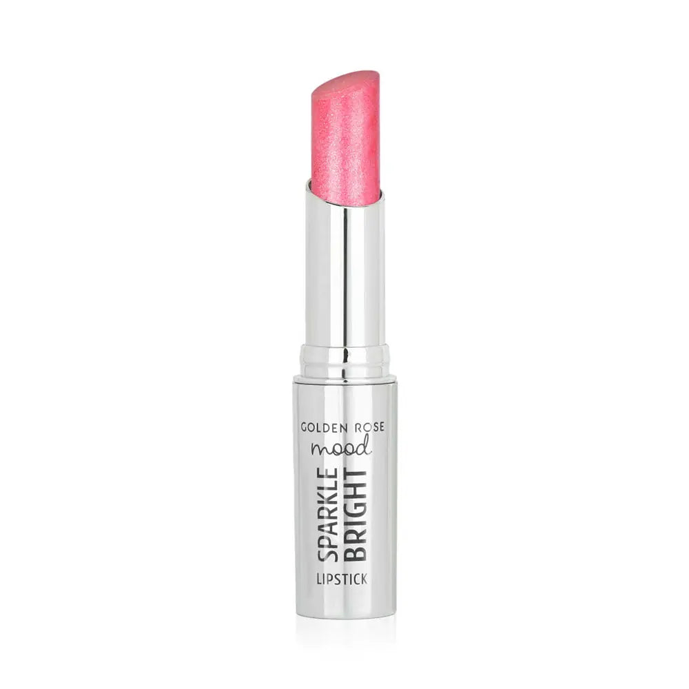Golden Rose Mood Sparkle Bright Lipstick 153 Pink Glitz by Beauty Care Bag