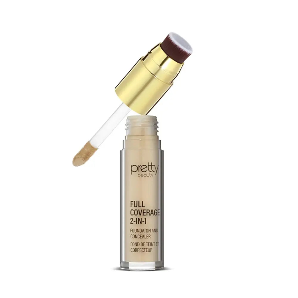 Pretty PB-438 Full Coverage 2-In-1 Concealer 02 by Beauty Care Bag