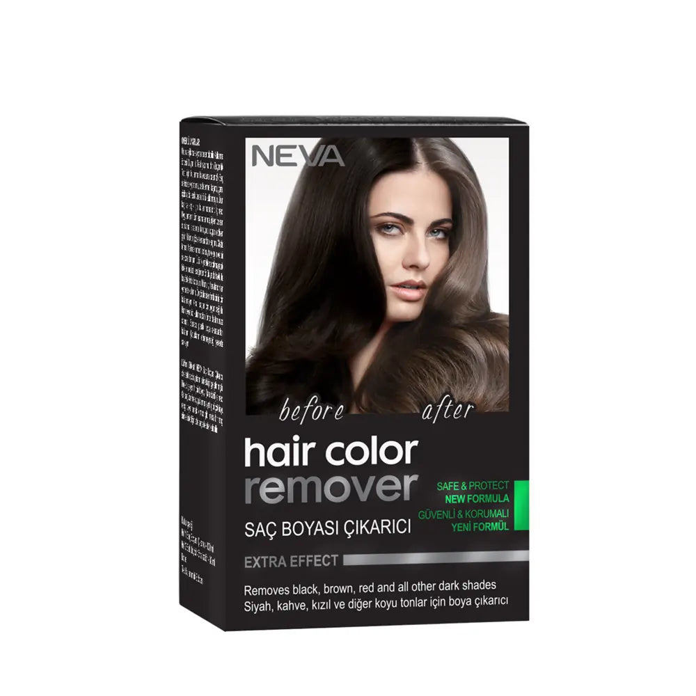 Neva Hair Color Remover for Gentle Hair Dye Removal by Beauty Care Bag