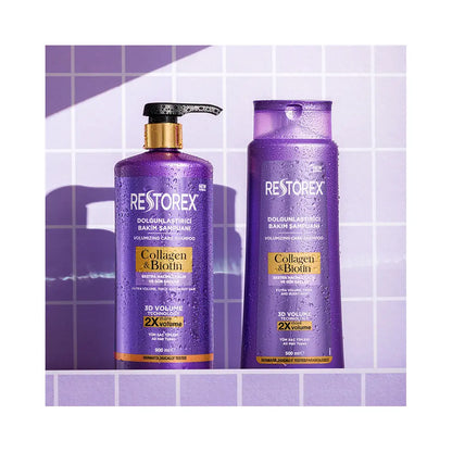 Restorex Collagen & Biotin Volumizing Shampoo 900ml by Beauty Care Bag