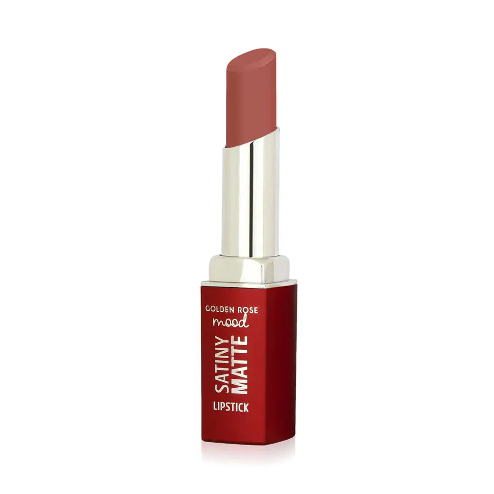 Golden Rose Mood Satiny Matte Lipstick 03 Nude Rose by Beauty Care Bag