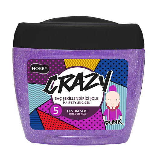 Hobby Crazy Extra Strong Hair Gel for Long-Lasting Hold 700ml by Beauty Care Bag
