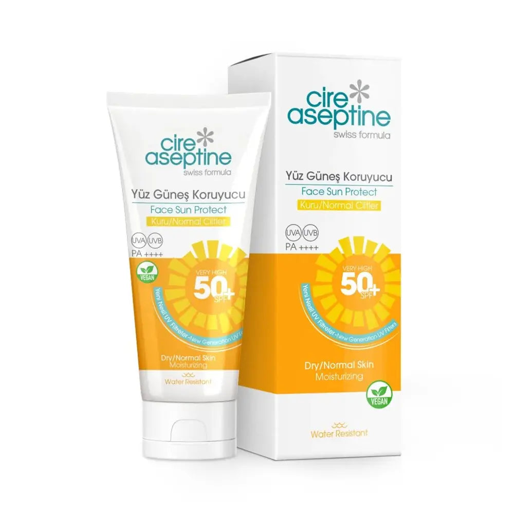 Cire Aseptine Face Sunscreen SPF 50 for Dry Skin 50ml by Beauty Care Bag