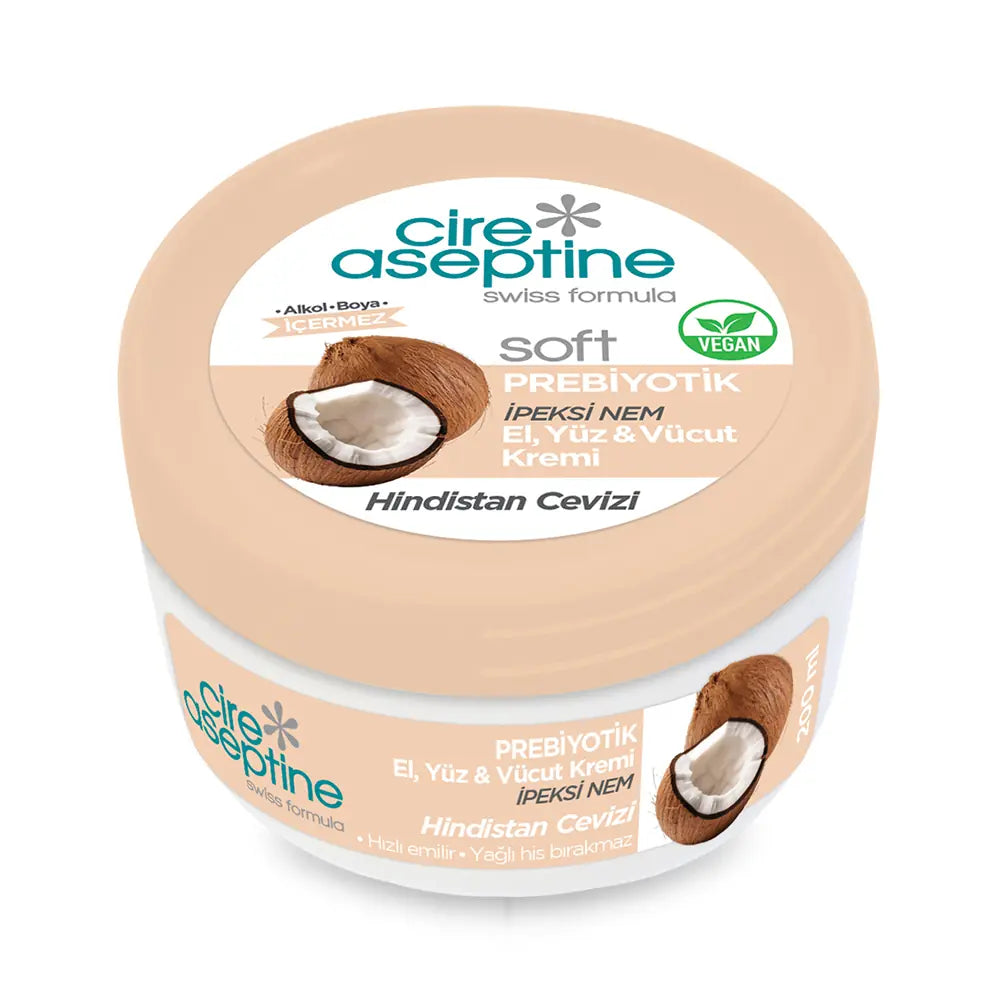 Cire Aseptine Soft Prebiotic Coconut Cream 200 ml by Beauty Care Bag