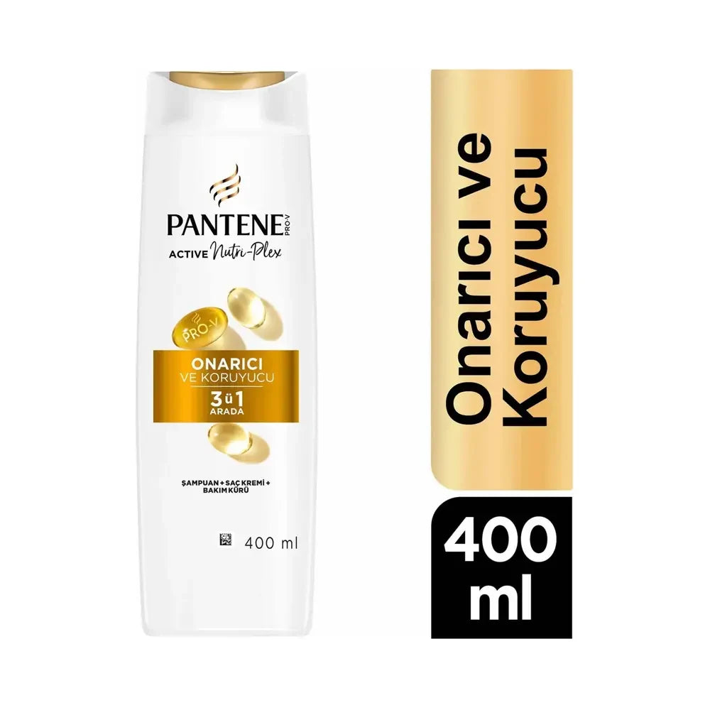 Pantene Repair & Protect 3-in-1 Shampoo for Damaged Hair 400ml by Beauty Care Bag